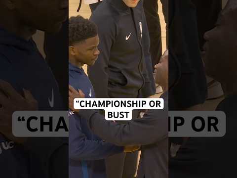 Ant has high hopes for the Timberwolves this season