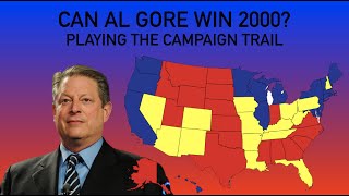 Campaign Trail Gameplay | Al Gore vs George W. Bush ALTERNATE HISTORY