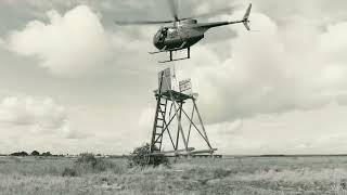 🚁 Historisch: Aufbau des Vogelturms auf Nyord per Hubschrauber (1987)