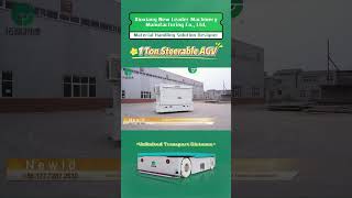 1 MT Magnetic Spot Navigation Automated Guided Vehicle for Transportation#transporter #tech #oem
