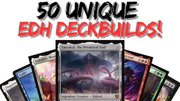 50 Unique Commander Deck Ideas: EDH Deckbuilding!