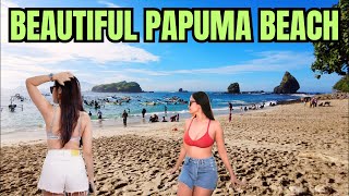 2K Situasi Terkini PANTAI PAPUMA Jember (Papuma Beach) INDONESIA Beautiful View in Front of The Eyes