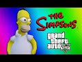 GTA 5 Simpsons Mod (Sandbox Funny Moments)