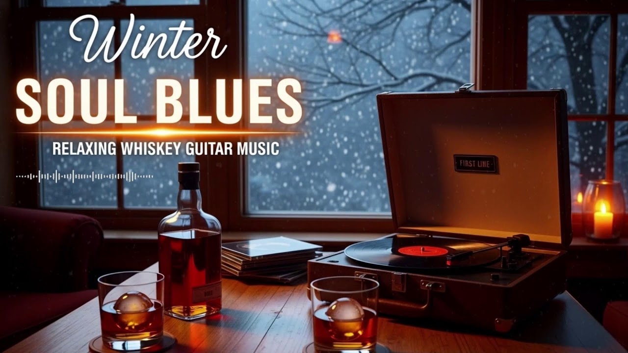 Vintage Whiskey Blues – Slow Blues Guitar for Calm Night Mood