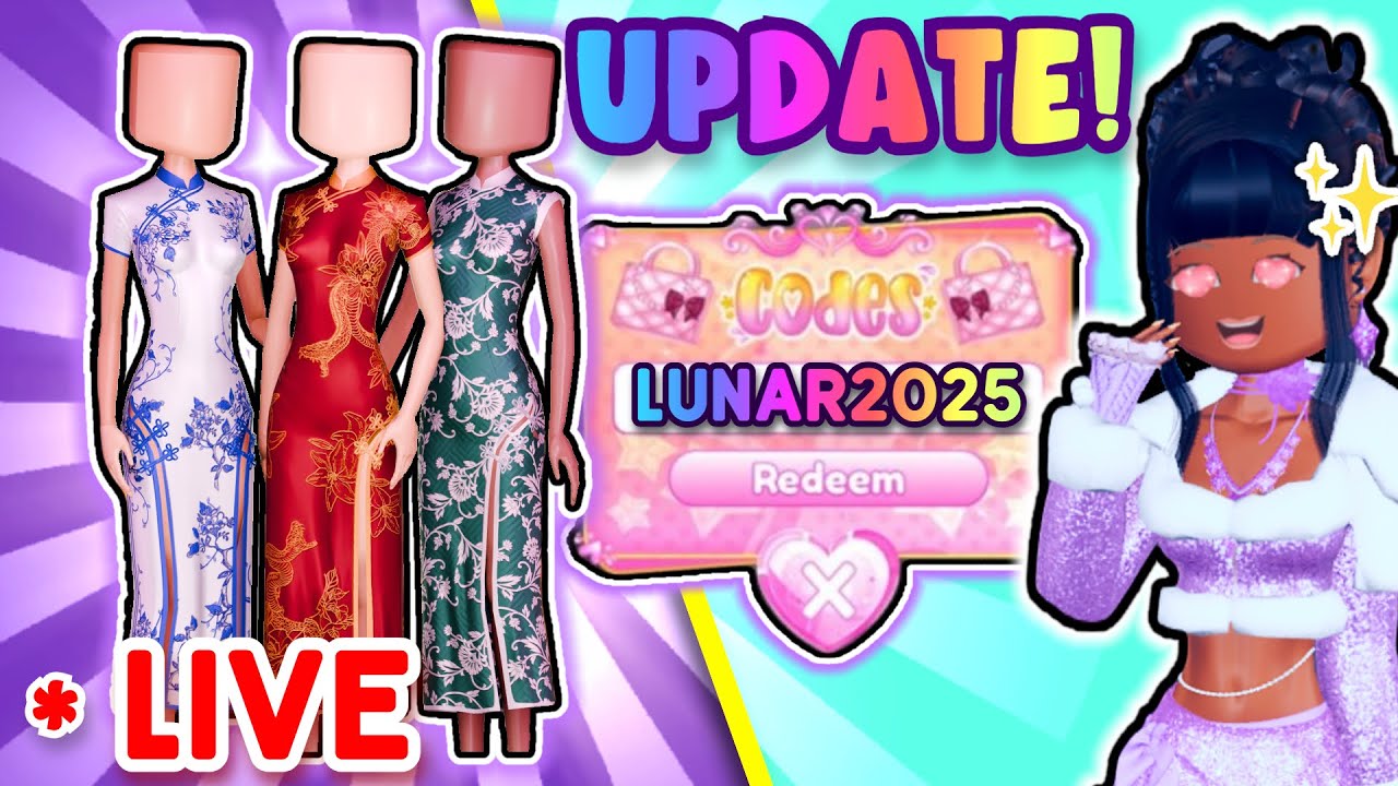 *ALL CODES* LUNAR NEW YEAR UPDATE In DRESS TO IMPRESS!! - YouTube
