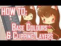 How To: base colours and clipping layers - Clip Studio Paint