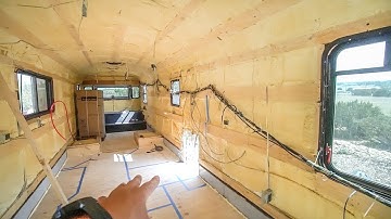 Skoolie Subfloor Installation Finished ~ Preparing For Walls & Wiring