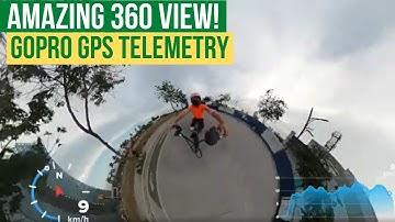 Amazing 360 View ! | GoPro MAX GPS Telemetry