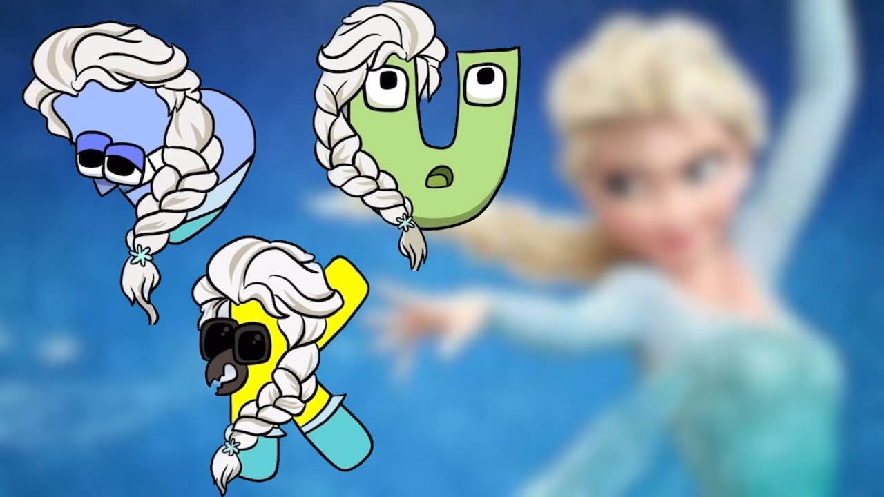 Alphabet lore but everyone is ELSA | speed x999 (full version a-z) #boo ...