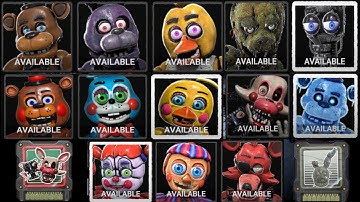 FNAF AR ALL SUITS & CPUS UNLOCKED! 2019-2020 Workshop Showcase 4K