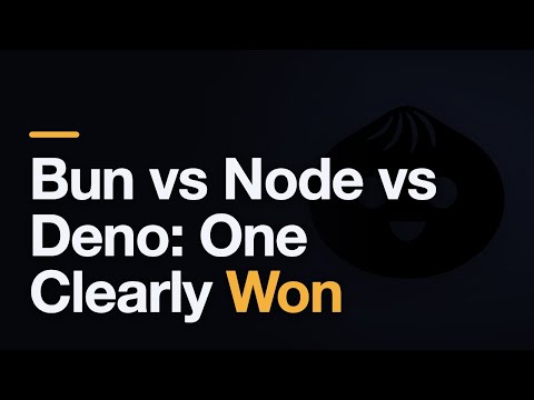 Bun vs Node vs Deno: One Clearly Won