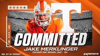 WATCH: 4-star QB Jake Merklinger commits to Tennessee on 247Sports