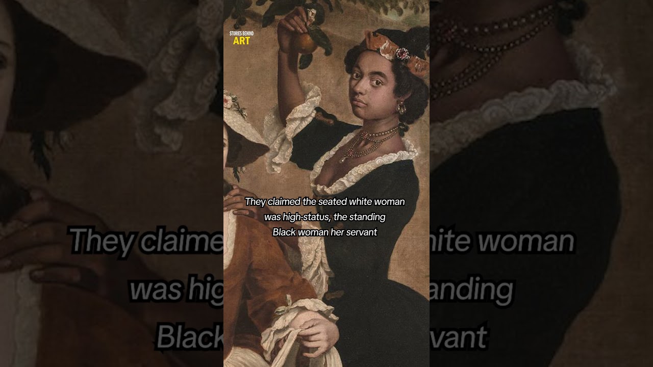 🎨 "Young Woman with Servant" by Stephen Slaughtr (c. 1750)