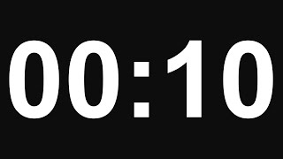 10 Second Timer - No Alarm - 8K