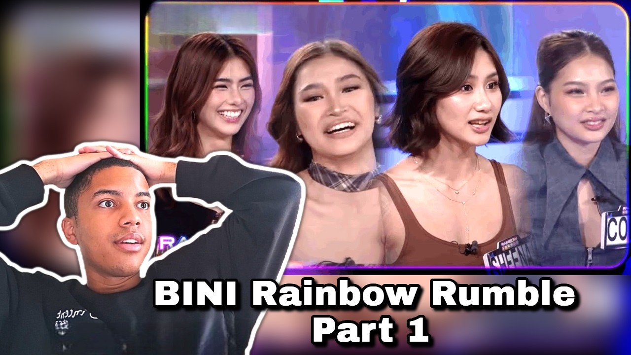 BINI Rainbow Rumble Part 1 REACTION | Variety Show Fun!