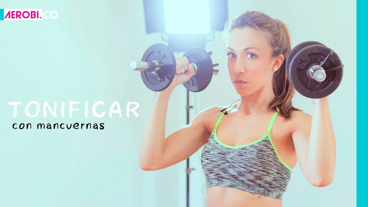 aerobico em ingles Ejercicio para cuerpo completo con mancuernas