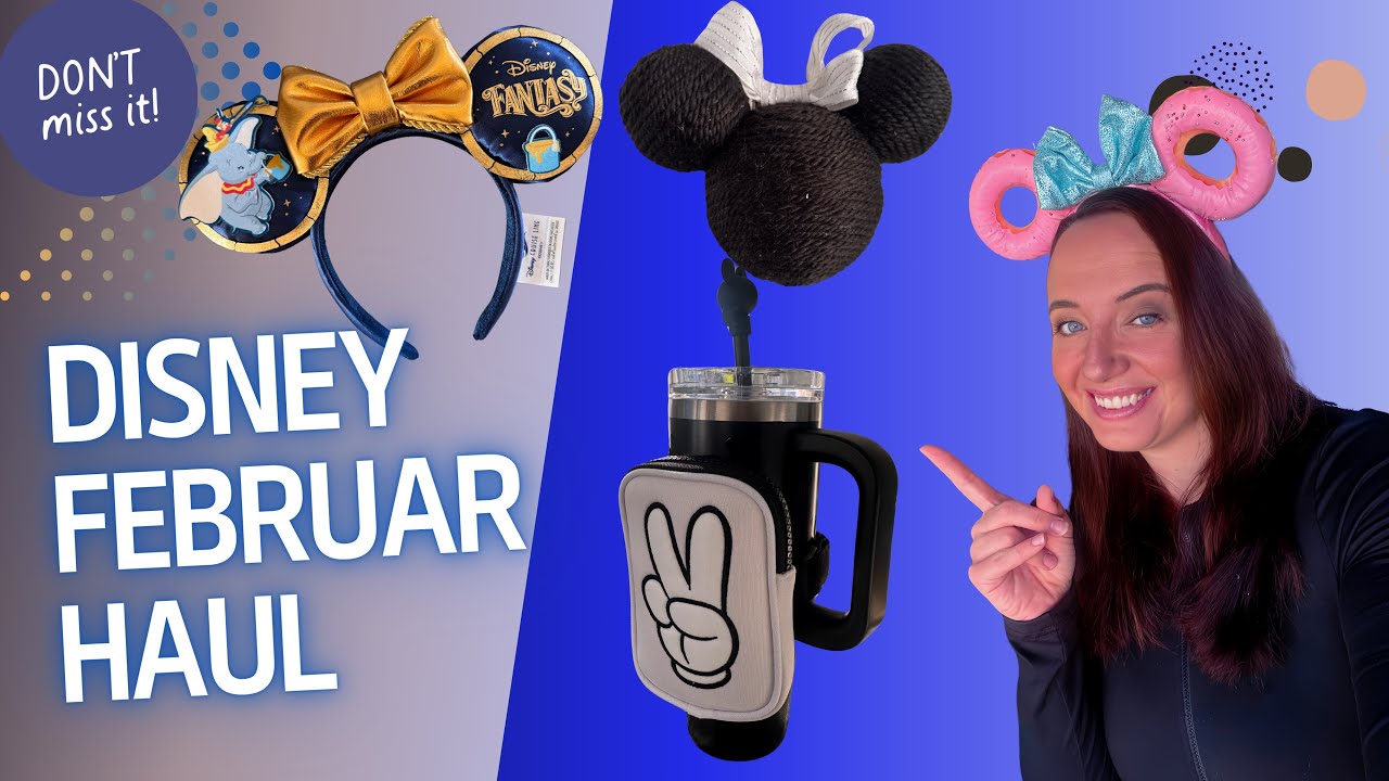 🌟 Disney Haul Februar 2025: Walt Disney World Merchandise & super teure Kleider aus den USA!