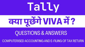 Computerised Accounting and E-filing of Tax Return l 6th Semester @MathurSirClasses