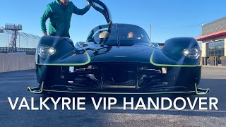 Aston Martin Valkyrie  First  Drive and VIP Delivery behind the scenes..