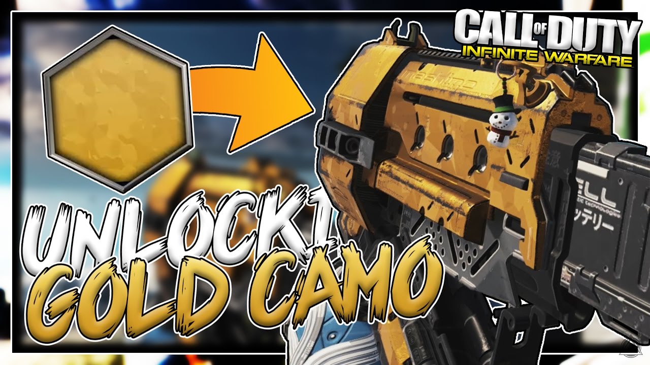 UNLOCKING GOLD CAMO on ERAD! [Infinite Warfare Road To Black Sky Camo]