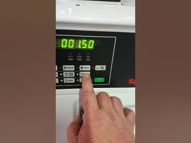 Speed Queen Washer/Dryer Operation, Quick Introduction 