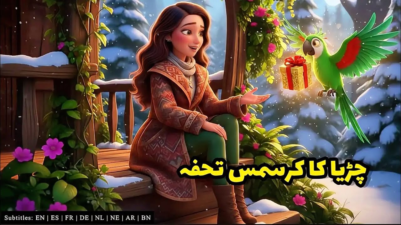 Рождественская награда от птицы | Волшебная птица | Сказки на урду | Перед сном | Рождественская ...