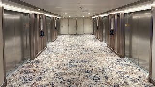 Six Destination KONE Traction Elevators on the Sun Princess Aft