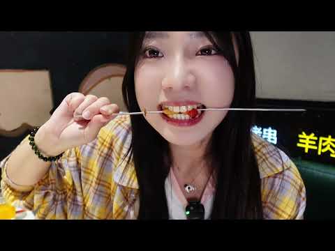 [4K]在天津的延吉燒烤。超級美味，秘製蘸料太香了！Yanji BBQ in Tianjin, China