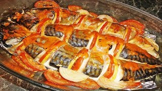 Запеченная скумбрия в духовке | Baked mackerel in the oven Запеченная скумбрия в духовке | Baked mackerel in the oven