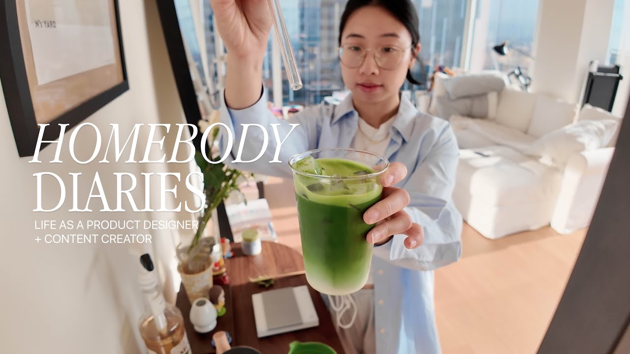 homebody vlog | life as a product designer + content creator ⭑.ᐟ - YouTube