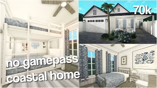 no gamepass coastal home 70k | roblox bloxburg