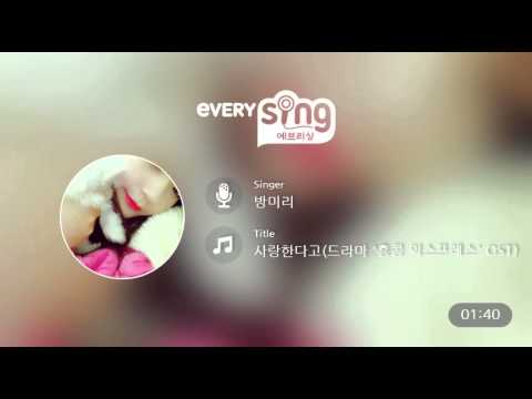 [everysing] 사랑한다고(드라마 '홍콩 익스프레스' OST)