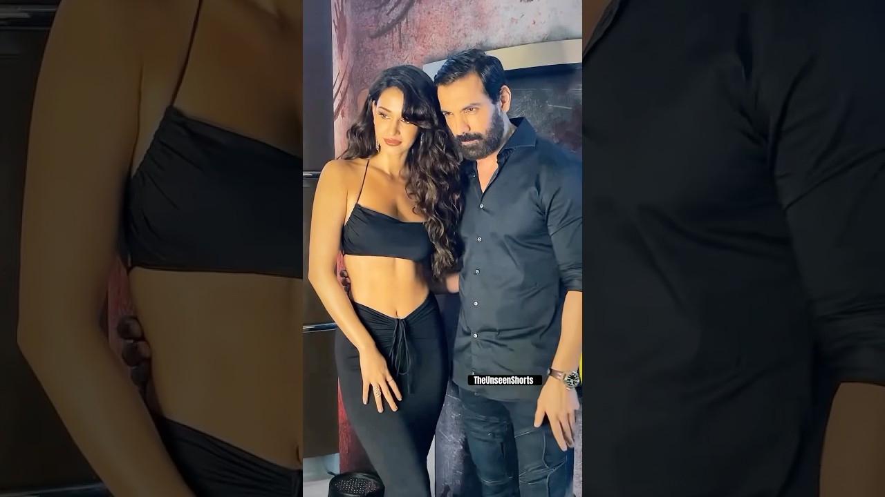 Disha Patani & John Abraham together on an event🖤🔥|The Unseen Shorts 