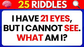 Can You Solve All 25 Riddles 🧠🔍 | Brain Teaser Challenge Guide