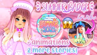 NEW SUMMER BADGE OUT NOW! ANIMATIONS REWORK + MORE UPDATES! Royale High Tea Spill New Updates