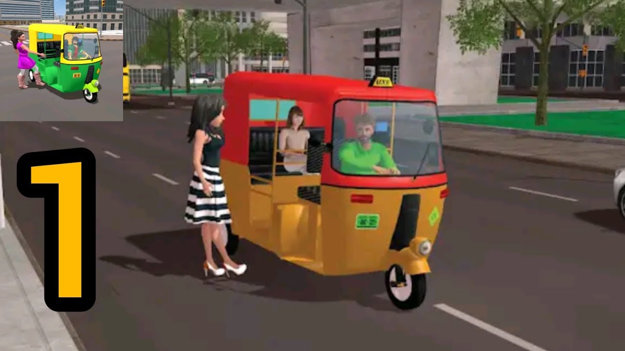 City Tuk Tuk Auto Rickshaw Gameplay - Auto Rickshaw Simulator - Auto ...