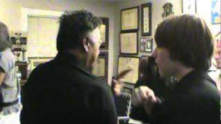 Supreme Grand Master R.D. Hondolero Ph.D./Ma.D.Sc and Brendon Smith in class