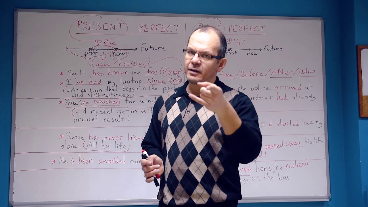 PRESENT PERFECT VS PAST PERFECT