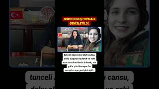 Tunceli Başsavcısı Ebru Cansu, Doku Olayında Eski Savcının Ve Faillerin Ihmallerini Saptadı.