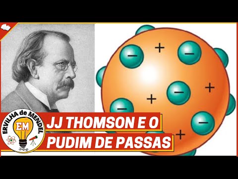 Modelo atômico Pudim de Passas / Modelo Atômico de Thomson #ervilhademendel #JJThomson