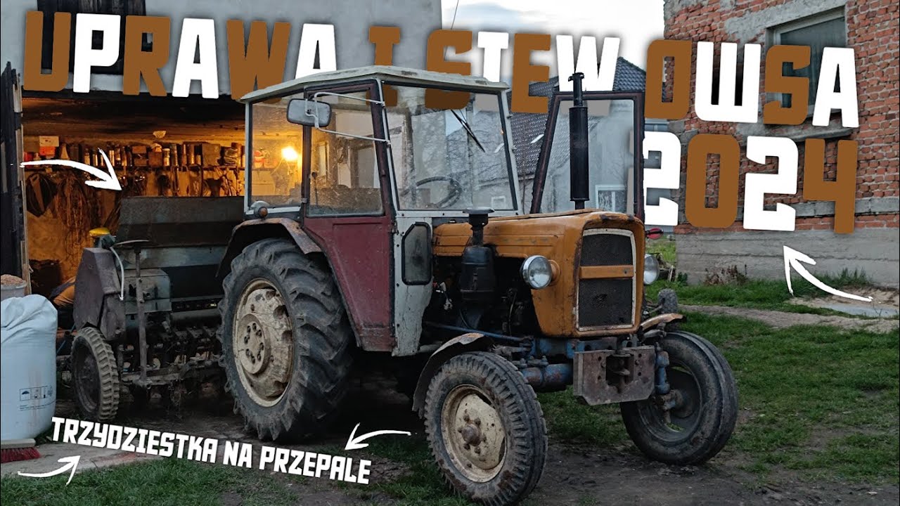 🇵🇱Uprawa i Siew Owsa 2024!?➜Powrót do przyszłości?!☆Trzydziestka + Poznaniak S043/2?!🔥Daniel12