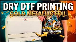 OKI Pro8432WT: Dry DTF + Metallic Foil for Premium Personalized Prints