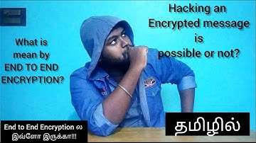 What is End To End Encryption? | WhatsApp | Tamil | Tech Stocks