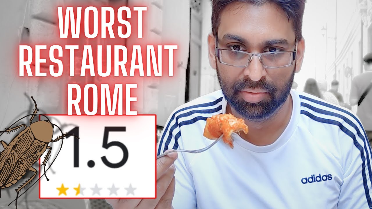 I ATE at the WORST Restaurant in Rome!