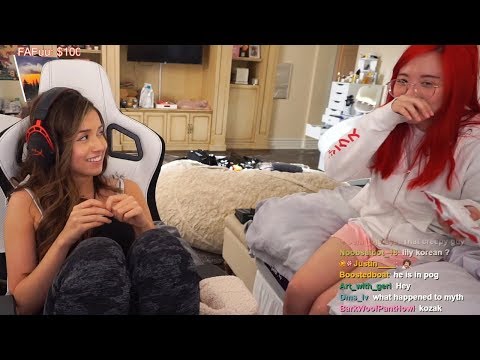 POKI FLIRTING WITH LILY | POKI x LILY | SILLY LILY - Pokimane Episode