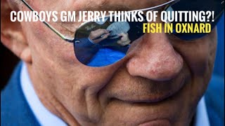 #jerryjones thinks about QUITTING as #Cowboys GM? FOX4’s Mike Doocy joins Fish at Camp in Oxnard 