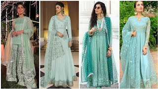 green emerald velvet dress Berylove Women Wedding Guest Dress Sparkly Dark Green Mermaid Sequin Pleated Corset Prom Dress with Slit, Dark Green / US6 main image 1