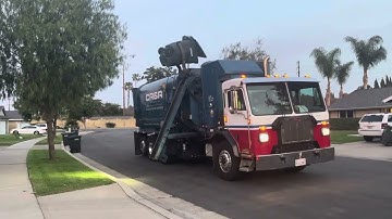 CR&R’s Peterbilt 520 Amrep Elliptical Working into the Night