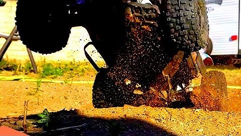 Backyard bash traxxas slash 4x4 castle sw4 sidewinder 4 on 2s