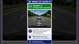 USA Driving test 39 #dmvtest #drivingtestpractice #drivingtips
